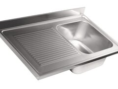 Chiuveta inox cu o cuva si picurator 120x60 cm